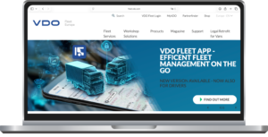 VDO Fleet website