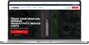 Webfleet website