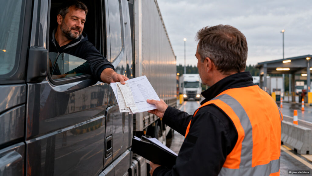 Kontrolle bei verlorener Fahrerkarte